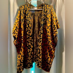 Chicos animal print cardigan